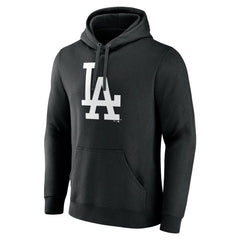 Los Angeles Dodgers Monochrome Personalized Name & Number Pullover Hoodie - Black Hoodies