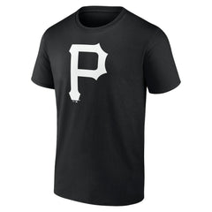 Pittsburgh Pirates Monochrome Personalized Name & Number T-Shirt - Black T-shirts