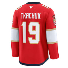 NHL Matthew Tkachuk Florida Panthers Fanatics Home Premium Jersey - Red