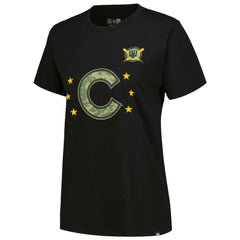 Chicago Cubs New Era Women's Armed Forces Day T-Shirt - Black T-shirts