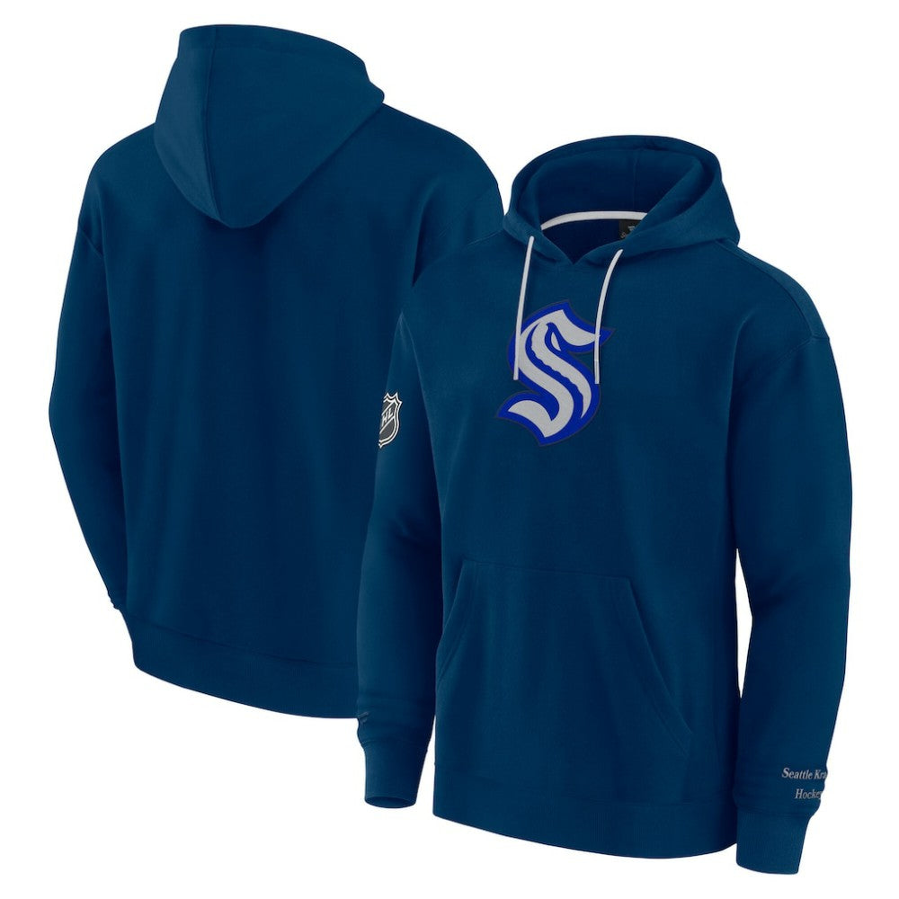 NHL Seattle Kraken Fanatics Elements Pace Pullover Hoodie - Deep Sea Blue