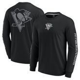 NHL Pittsburgh Penguins Fanatics Elements Strive Long Sleeve T-Shirt - Black