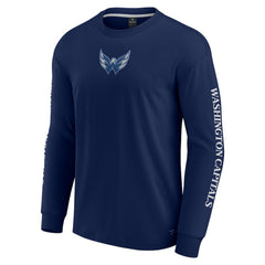 NHL Washington Capitals Fanatics Elements Strive Long Sleeve T-Shirt - Navy