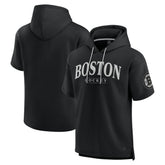 NHL Boston Bruins Fanatics Elements Ready Short Sleeve Pullover Hoodie - Black