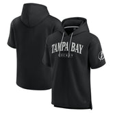 NHL Tampa Bay Lightning Fanatics Elements Ready Short Sleeve Pullover Hoodie - Black