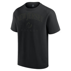 NHL New Jersey Devils Fanatics Elements Flex Tri-Blend T-Shirt - Black