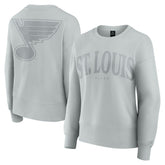 NHL St. Louis Blues Fanatics Women's Elements Flow Pullover Sweatshirt - Gray