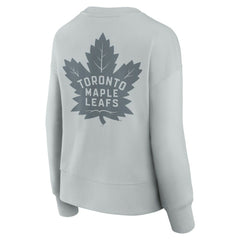NHL Toronto Maple Leafs Fanatics Women's Elements Flow Pullover Sweatshirt - Gray