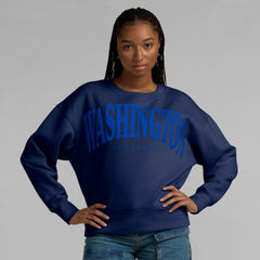 NHL Washington Capitals Fanatics Women's Elements Flow Pullover Sweatshirt - Navy