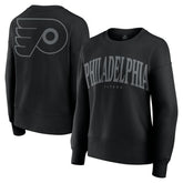 NHL Philadelphia Flyers Fanatics Women's Elements Flow Pullover Sweatshirt - Black