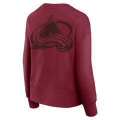 NHL Colorado Avalanche Fanatics Women's Elements Flow Pullover Sweatshirt - Burgundy