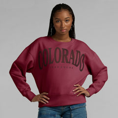 NHL Colorado Avalanche Fanatics Women's Elements Flow Pullover Sweatshirt - Burgundy