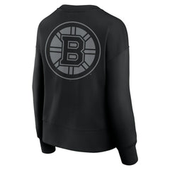 NHL Boston Bruins Fanatics Women's Elements Flow Pullover Sweatshirt - Black