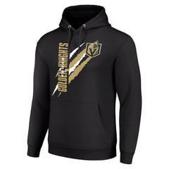 NHL Vegas Golden Knights Starter Color Scratch Fleece Pullover Hoodie - Black