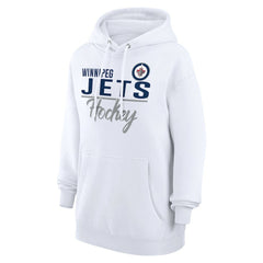 NHL Winnipeg Jets G-III 4Her by Carl Banks Women's Team Fleece Pullover Hoodie - White
