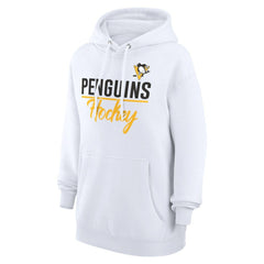 NHL Pittsburgh Penguins G-III 4Her by Carl Banks Women's Team Fleece Pullover Hoodie - White