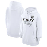 NHL Los Angeles Kings G-III 4Her by Carl Banks Women's Team Fleece Pullover Hoodie - White