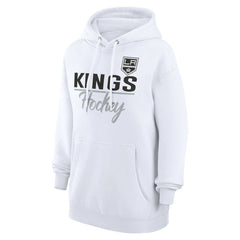 NHL Los Angeles Kings G-III 4Her by Carl Banks Women's Team Fleece Pullover Hoodie - White
