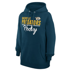 NHL Nashville Predators G-III 4Her by Carl Banks Women's Team Fleece Pullover Hoodie - Navy