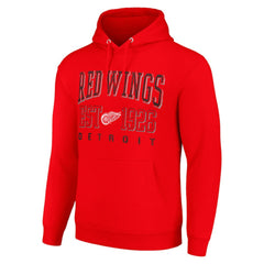 NHL Detroit Red Wings Starter Retro Graphic Pullover Hoodie - Red