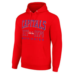 NHL Washington Capitals Starter Retro Graphic Pullover Hoodie - Red