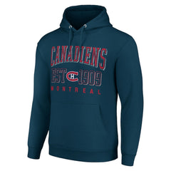NHL Montreal Canadiens Starter Retro Graphic Pullover Hoodie - Navy