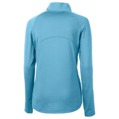 Milwaukee Brewers Cutter & Buck Women's City Connect Adapt Eco Knit Recycled Half-Zip Pullover Top - Powder Blue Pullover