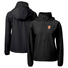 San Francisco Giants Cutter & Buck Women's City Connect Charter Eco Recycled Half-Zip Anorak Jacket - Black Jackets