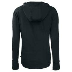 Washington Nationals Cutter & Buck Women's City Connect Daybreak Eco Recycled Full-Zip Hoodie - Black Hoodies