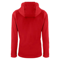 Los Angeles Angels Cutter & Buck Women's City Connect Evoke Eco Softshell Recycled Full-Zip Hoodie Jacket - Red Jackets