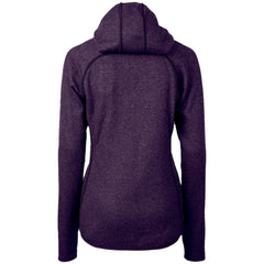 Colorado Rockies Cutter & Buck Women's City Connect Mainsail Full-Zip Hooded Jacket - Heather Purple Jackets