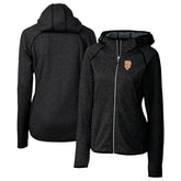 San Francisco Giants Cutter & Buck Women's City Connect Mainsail Full-Zip Hooded Jacket - Heather Charcoal Jackets