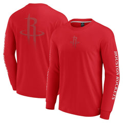 Houston Rockets Elements Strive Long Sleeve T-Shirt Red