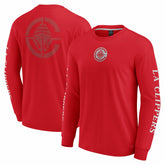 LA Clippers Elements Strive Long Sleeve T-Shirt Red
