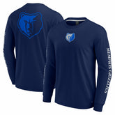 Memphis Grizzlies Elements Strive Long Sleeve T-Shirt Navy