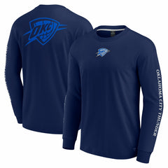 Oklahoma City Thunder Elements Strive Long Sleeve T-Shirt Navy