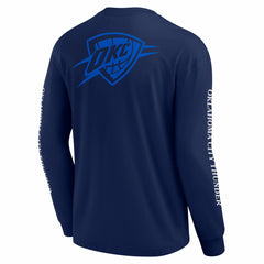 Oklahoma City Thunder Elements Strive Long Sleeve T-Shirt Navy