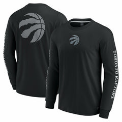 Toronto Raptors Elements Strive Long Sleeve T-Shirt Black