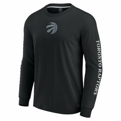 Toronto Raptors Elements Strive Long Sleeve T-Shirt Black