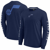 Utah Jazz Elements Strive Long Sleeve T-Shirt Navy