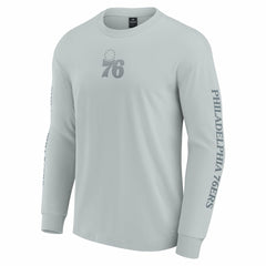 Philadelphia 76ers Elements Strive Long Sleeve T-Shirt Gray