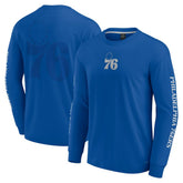 Philadelphia 76ers Elements Strive Long Sleeve T-Shirt Royal