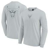 Chicago Bulls Elements Strive Long Sleeve T-Shirt Gray