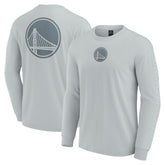 Golden State Warriors Elements Strive Long Sleeve T-Shirt Gray