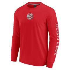 Atlanta Hawks Elements Strive Long Sleeve T-Shirt Red