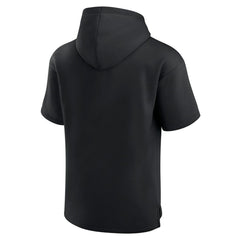 Chicago Bulls Elements Ready Short Sleeve Pullover Hoodie Black