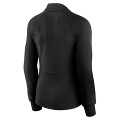 Philadelphia 76ers Women's Elements Match Raglan Quarter-Zip Top Black