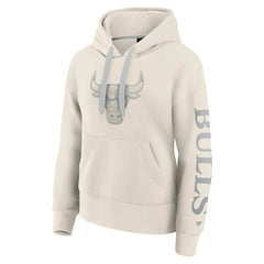 Chicago Bulls Women's Elements Next Pullover Hoodie Cream