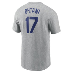 Shohei Ohtani Los Angeles Dodgers Nike 2024 Fuse Name & Number T-Shirt – Gray T-shirts