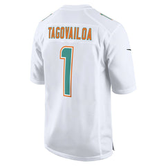 NFL Tua Tagovailoa Miami Dolphins Fashion Game Jersey - White